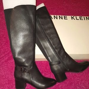 Anne Klein knee high boots brand new size 7.5